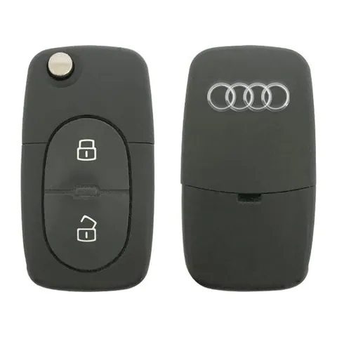 2002 Audi A4 3-button Remote Head Key, FCC ID MZ241081964