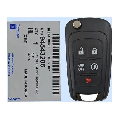 2016 Chevrolet Spark 5-button Remote Head Key, FCC ID A2GM3AFUS04