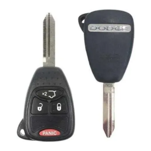 2009 Dodge Durango 3/4-button Remote Head Key, FCC ID OHT692715AA
