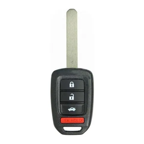 2016 Honda Civic 4-button Remote Head Key, FCC ID MLBHLIK6-1TA