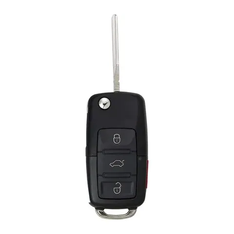 2004–2008 Volkswagen Touareg 4-button Remote Head Key, FCC ID KR55WK45032