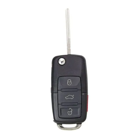 2000 Volkswagen Cabrio 3-button Remote Head Key, FCC ID NBG8137T